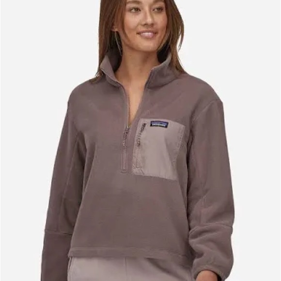 Patagonia Sweaters - Patagonia dusty brown microdini quarter zip